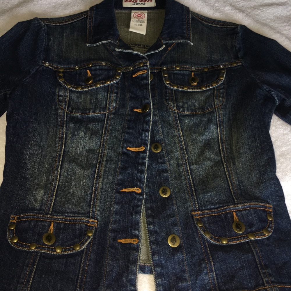 Denim embellished jacket - Picture 6 of 12